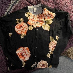 Floral A New Day cardi